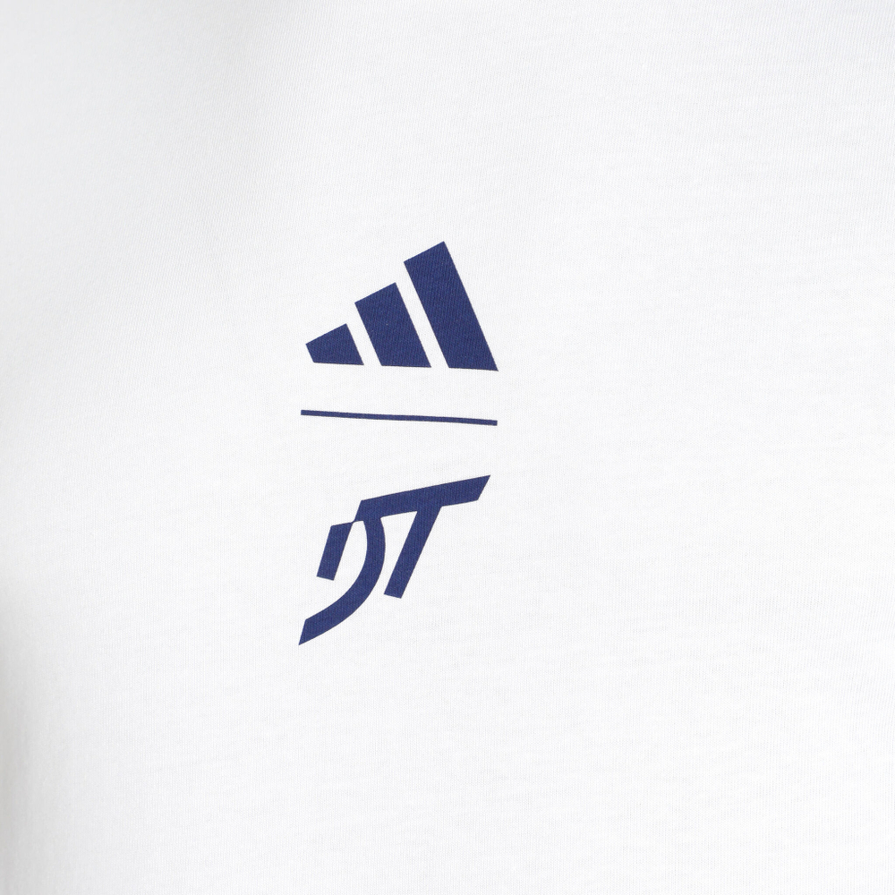 Мужское теннисное поло adidas Thiem Graphic T-Shirt Men - White, Blue