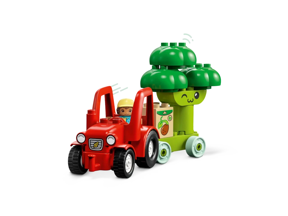 Конструктор LEGO Duplo 10982 Трактор для перевозки овощей и фруктов