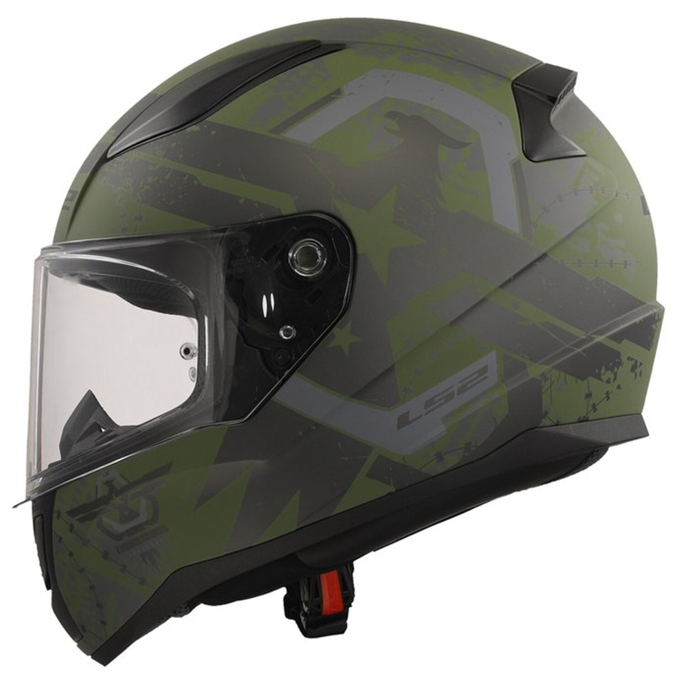 LS2 Rapid II Thunder Birds helmet military