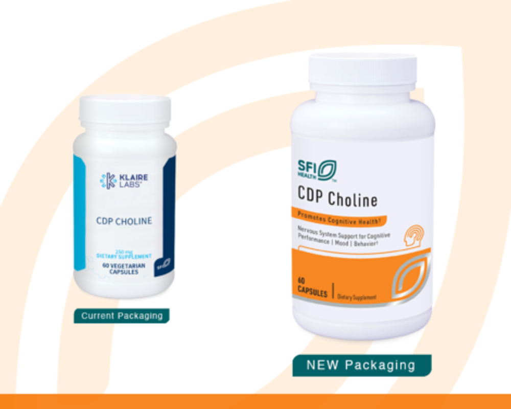 CDP-Choline 250 мг 60 капсул Klaire Labs / SFI Health