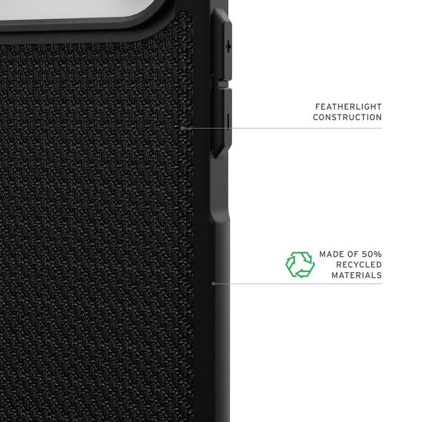 Чехол Uag Metropolis LT Case для iPhone 17 Pro Max, Черный | Kevlar Black