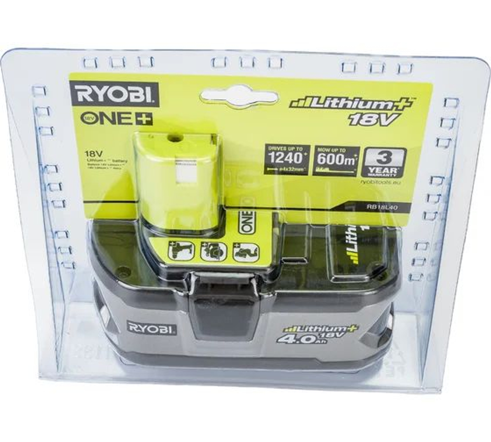 Аккумулятор Ryobi ONE+ RB18L40 4.0Ач 5133001907