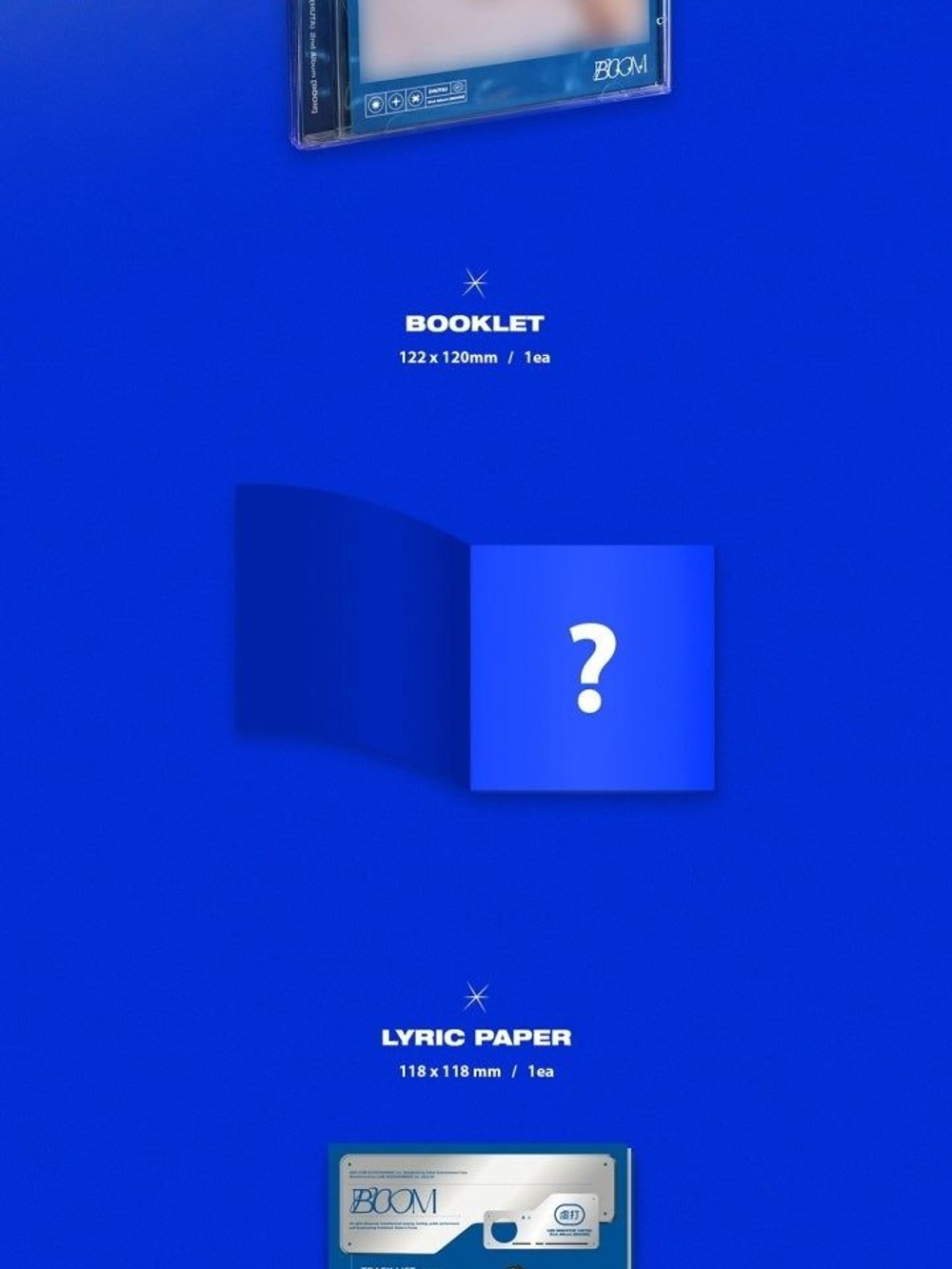 Альбом LEE MIN HYUK (HUTA) - BOOM 2nd Album Jewel Case