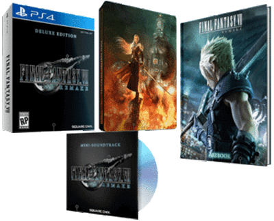 Final Fantasy VII Remake Deluxe Edition (PS4) NEW