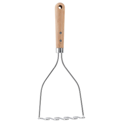 IKEA VARDAGEN  (ИКЕА ВАРДАГЕН)  -  Толкушка для картофеля - нерж. сталь/бук 30 см