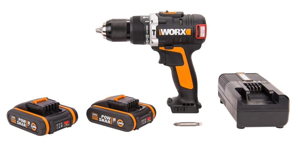 Дрель-шуруповерт ударная аккумуляторная WORX WX373