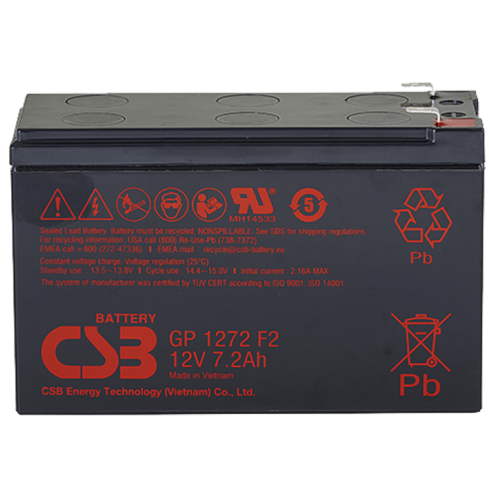 Аккумулятор CSB GP1272 - AGM ( 12В / 7,2Ач ) Аккумулятор CSB GP1272 - AGM ( 12В / 7,2Ач )