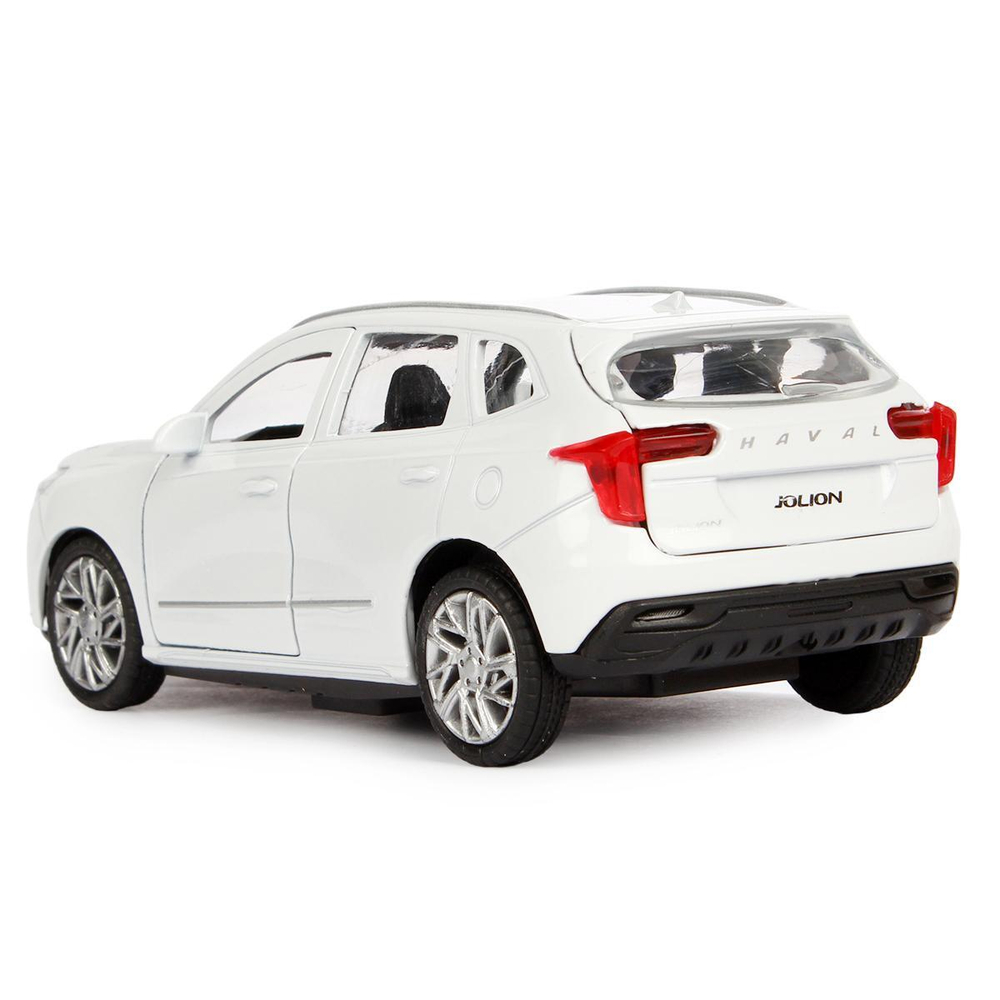 Модель ин. мет. "Haval Jolion" 12см, двери, багаж, белый, коробка JOLION-12-WH (Технопарк)