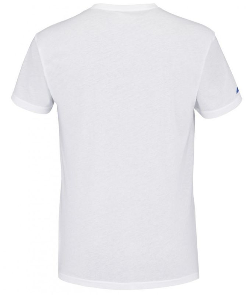 Мужская теннисная футболка Babolat Exercise Big Flag Tee Men - белый