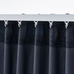 Комплект штор IKEA SANELA (САНЕЛА), Темно-синий, 140x250 см, 2 шт