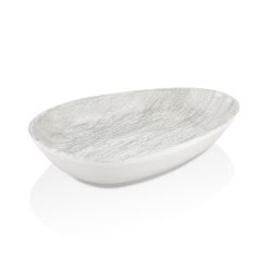 Блюдо овальное 19*13 см h3,2 см емкость для закусок Ombra Island Gray By Bone [6]