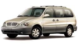 Порог задний правый Kia Carnival  1998-2006 Полный профиль (1мм)