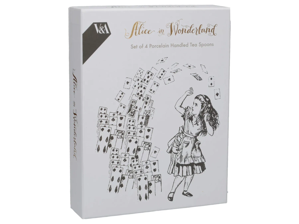 Kitchen Craft Набор из 4 ложек "Алиса в стране чудес", 15,5 см. 5227080