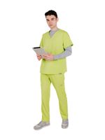 Топ медицинский мужской INDIFORM Steward, салатовый, L