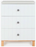 Комод RANT "BAMBOO" 64см 3 ящ. (арт.111) Cloud White Коллекция White
