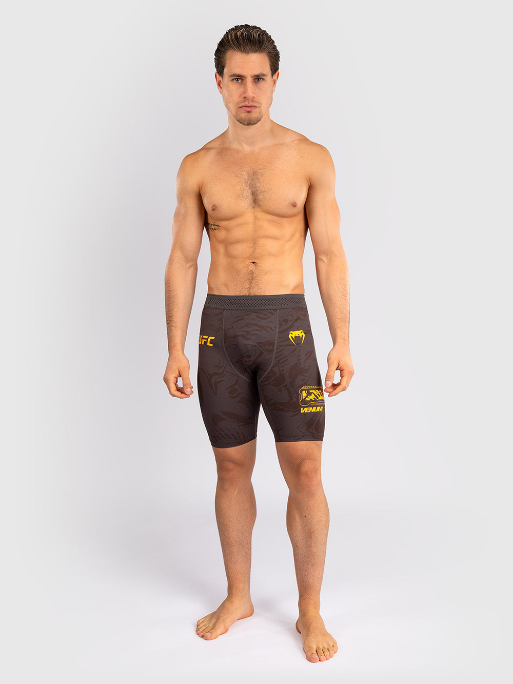 Компрессионные шорты UFC Fusion by Venum Fight Week Dark Brown