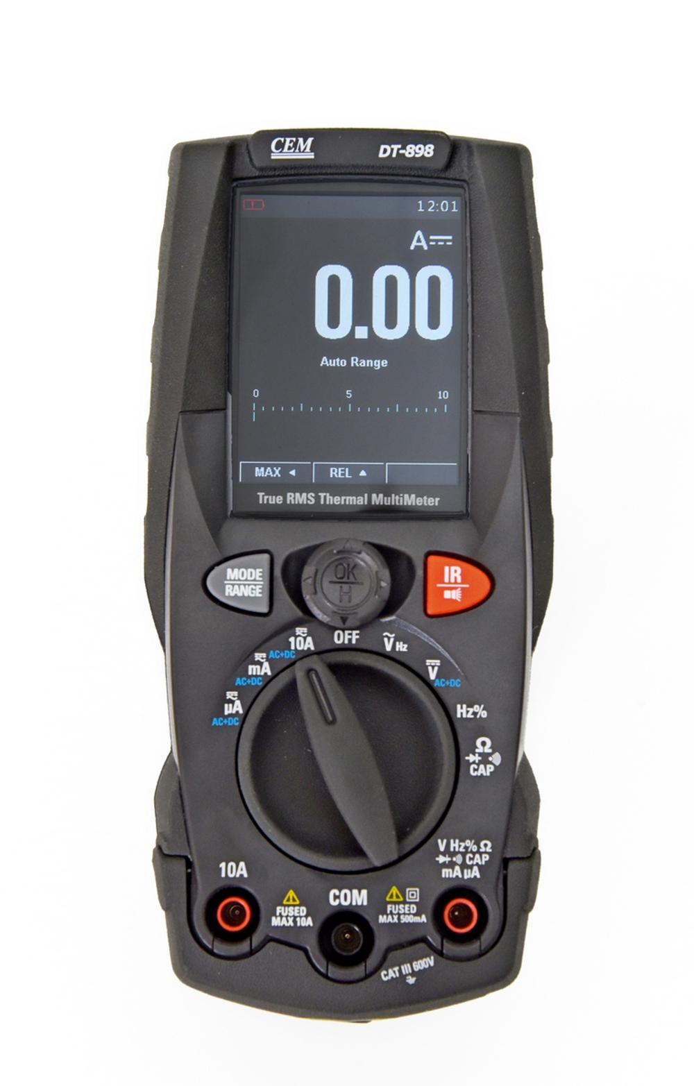 Мультиметр TRMS с встроенным тепловизором СЕМ DT-898