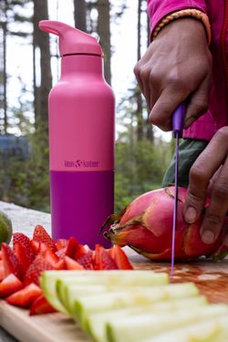 Термобутылка Klean Kanteen Rise Vac Classic Flip Sport 16oz (473 мл) Pink Lemonade Kaleidoscope