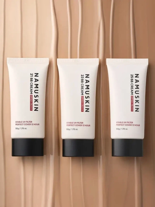 Увлажняющий веганский ВВ крем Namuskin 21 bb cream Latte SPF50+ (21 тон)
