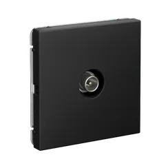 Розетка телевизионная проходная 4DB Systeme Electric ArtGallery Карбон GAL001092