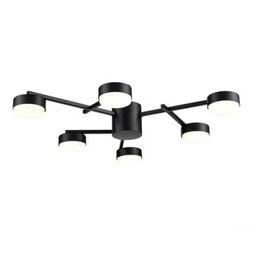 Люстра потолочная 6*GX53 8186/6C черный Comfi Dabra Lumion