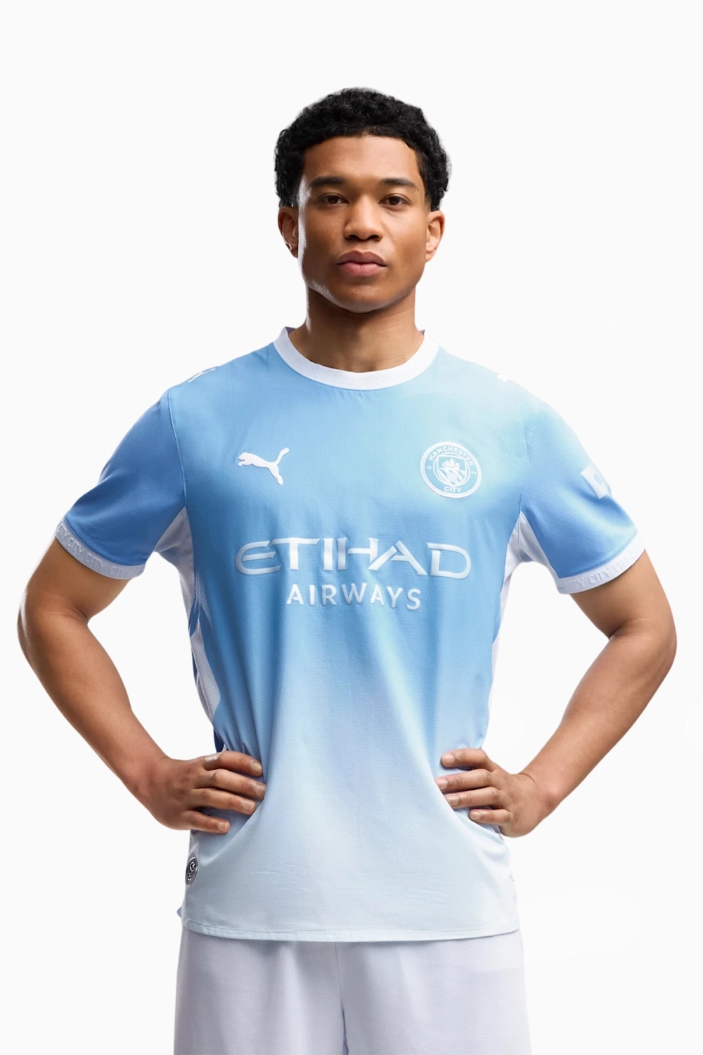 Футболка Puma Manchester City 26/27 Home Authentic - голубой