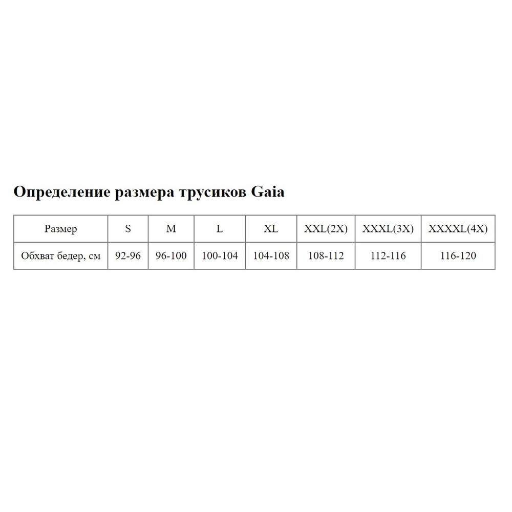 Трусики-слипы Luiza со средней линией талии (Размер: XXL) (Цвет: кремовый)