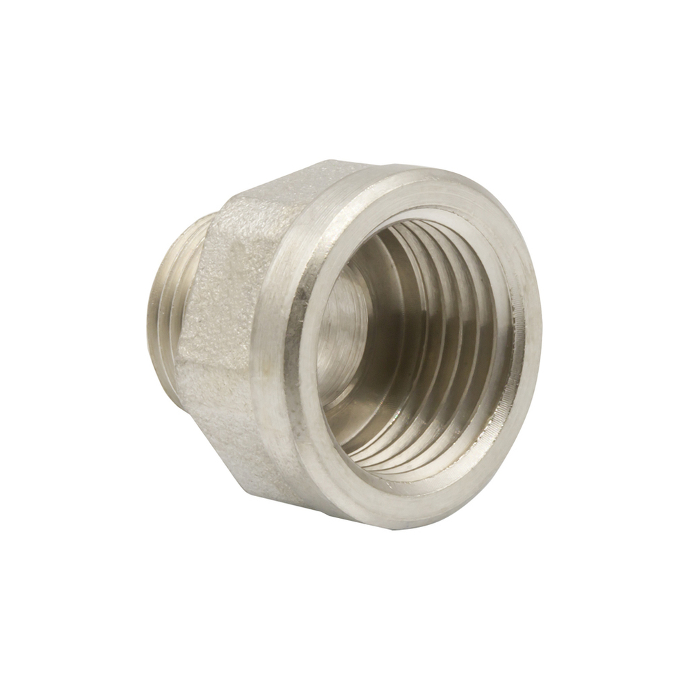 Переходник 1/2'' - 3/8'' вн/нар никель