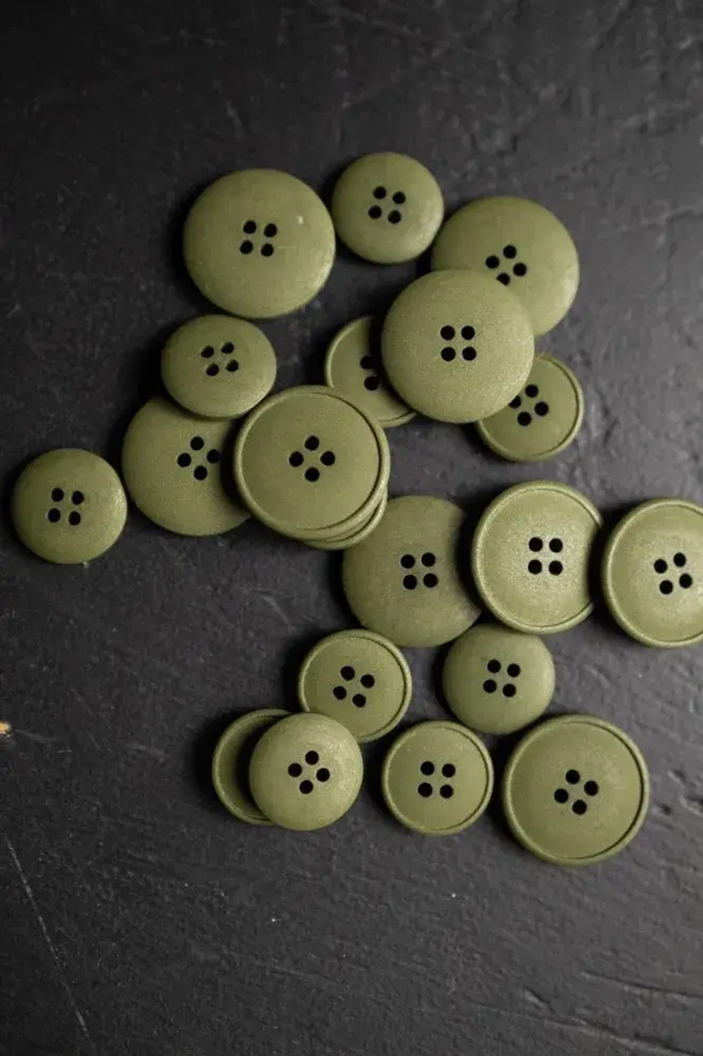 пуговицы HEMP Mid Green 15 мм