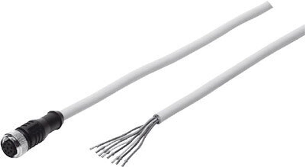 SIM-M12-8GD-20-PU Штекерная розетка с кабелем