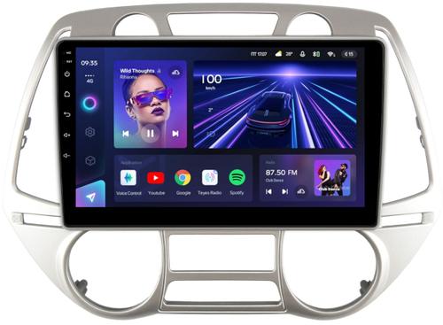Магнитола для Hyundai i20 2009-2012 (климат) - Teyes CC3 монитор 9" QLED на Android 10, Быстрая, CarPlay, 4G SIM-слот