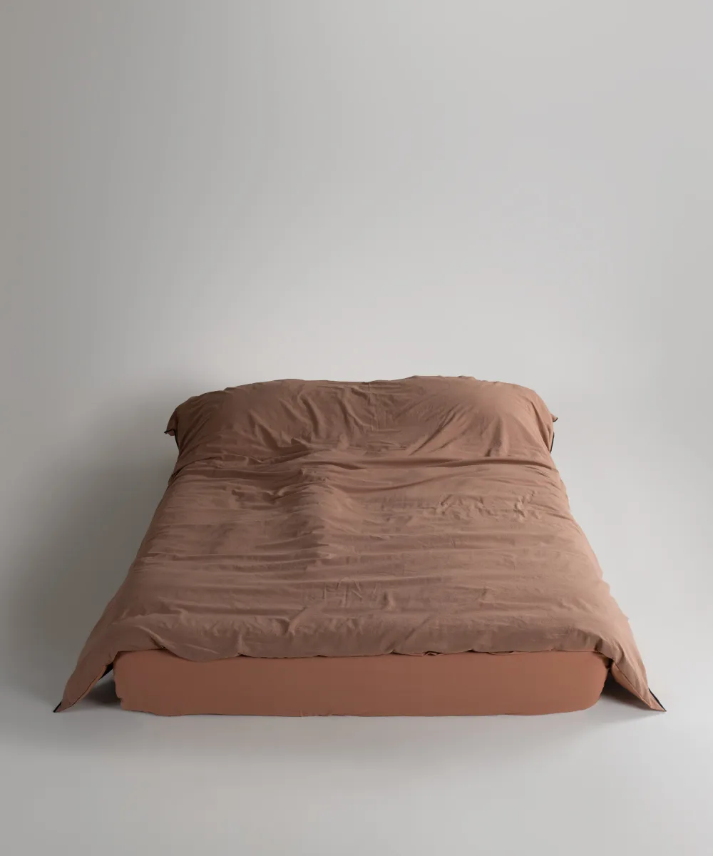 Lımasso КПБ 4 пр. Stonewashed Essualte Commencer-Wood Smoke пододеяльник 200*220, простынь 240*260, наволочки 50*70 2шт — фото 8