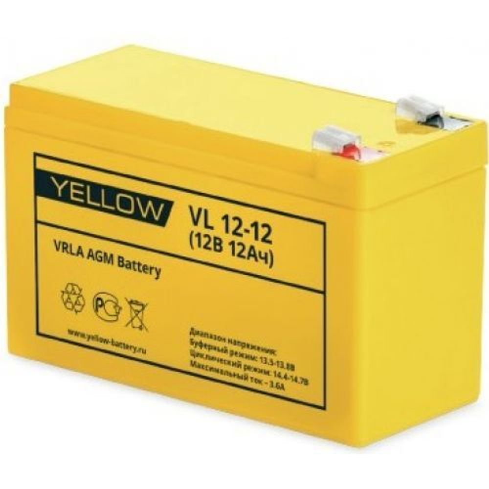 Аккумуляторная батарея Yellow VL 12-12