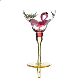 Рюмка коктейльная 365 мл "Flamingo" декор d 10,7 см h18 см Cocktail Week P.L. [6]