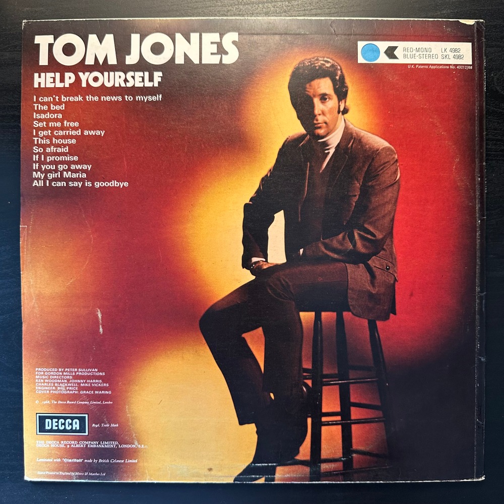 Tom Jones - Help Yourself (Англия 1968г.)
