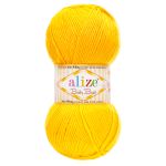 Пряжа Alize (Ализе) Baby Best / уп.5 мот. по 100 г, 240м, 216 темно-желтый A