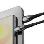 Usb Кабель-зарядка TYPE-C Baseus Glimmer Series 100W 1м CADH000401 чёрный