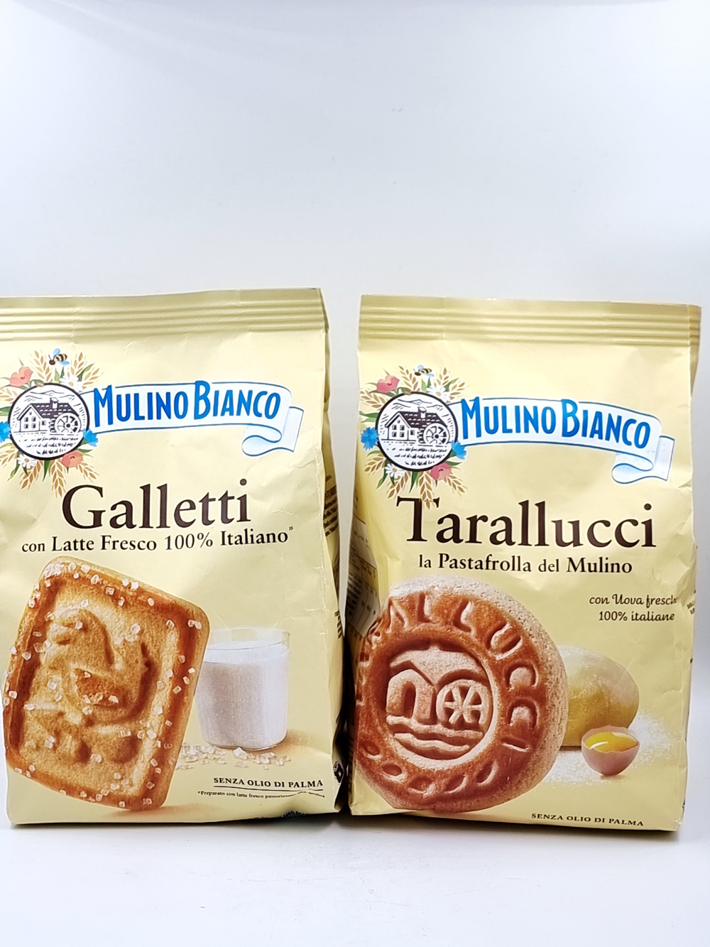 Набор печенья сахарного Mulino Bianco Tarallucci и Galletti, (350х2) 700г (Италия)