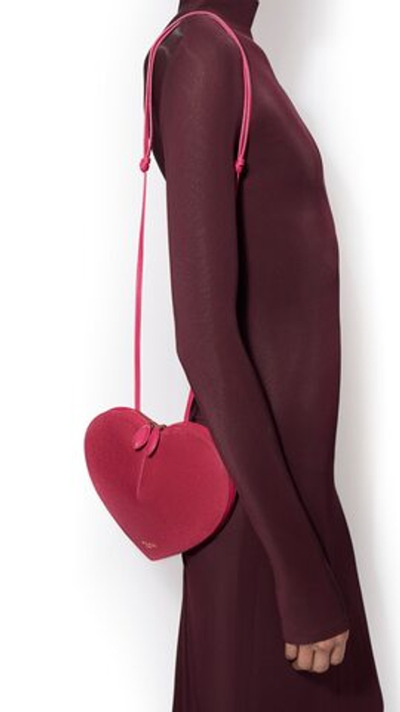 ALAÏA СУМКА LE CŒUR, МАЛИНОВЫЙ