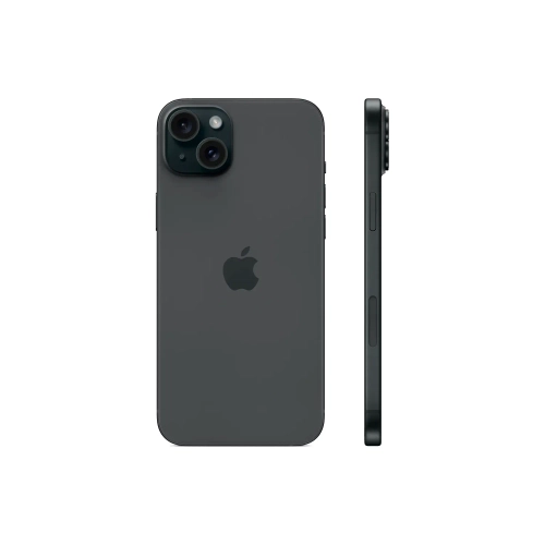 Смартфон Apple iPhone 15 Plus 256GB, Nano-SIM + eSIM, Black (Черный)