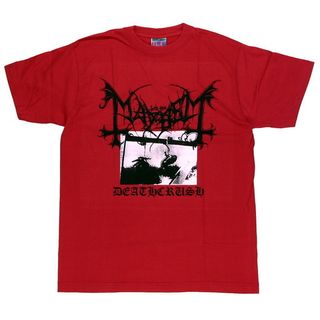 Футболка Mayhem Deathcrush красная (867)