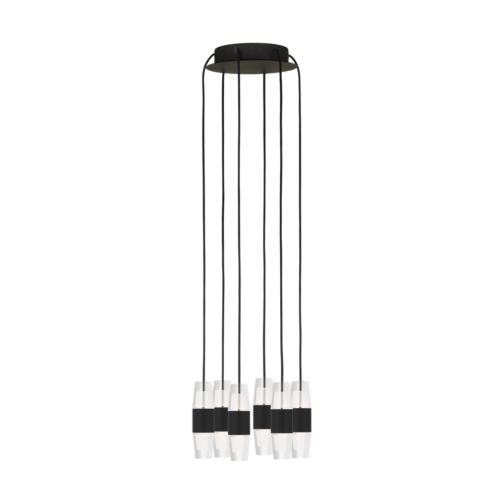 Люстра Visual Comfort Lassell Short 6 Light Chandelier