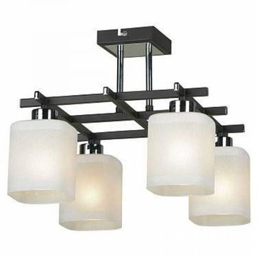 Люстра потолочная LSL-9007-04 черный Costanzo Lussole