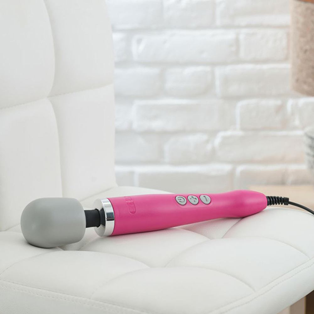 Розовый вибратор-вонд 37см Doxy Original Massage Wand Pink