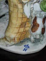 Статуэтка. Полистоун. Клоун трубач. Capodimonte. Италия