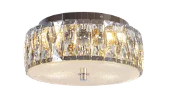 Люстра потолочная NewRgy 5653R/4A CHROME+CLEAR, 4×40 Вт, хромированная и прозрачная