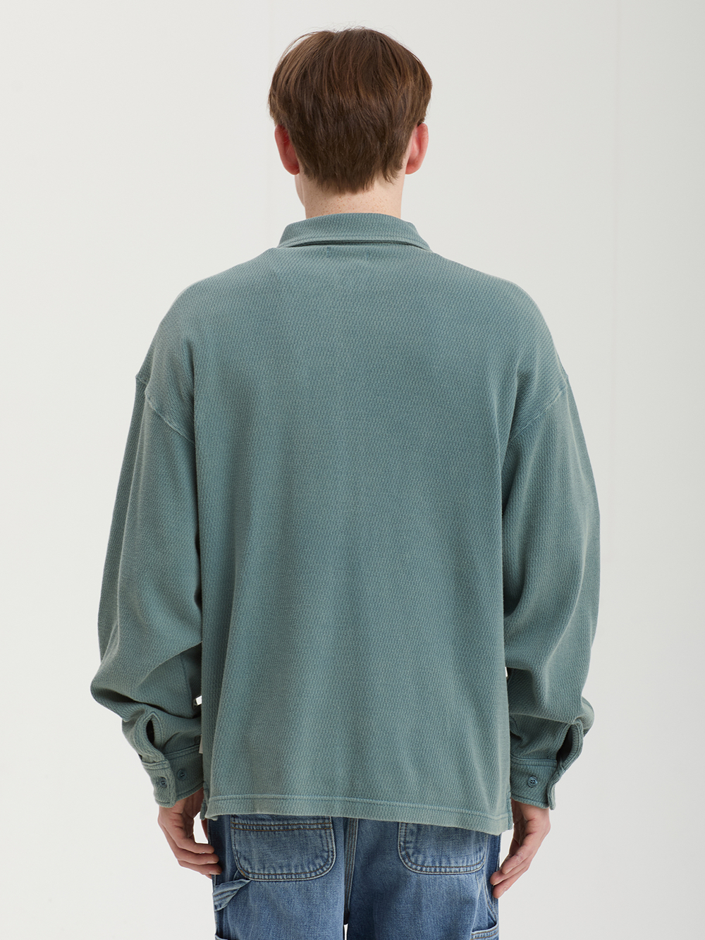 Мужская Толстовка Waffle Full Zip Polo