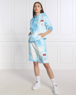Худи tjw ovrszd tie dye hoodie Tommy Jeans - голубой(DW0DW12646)