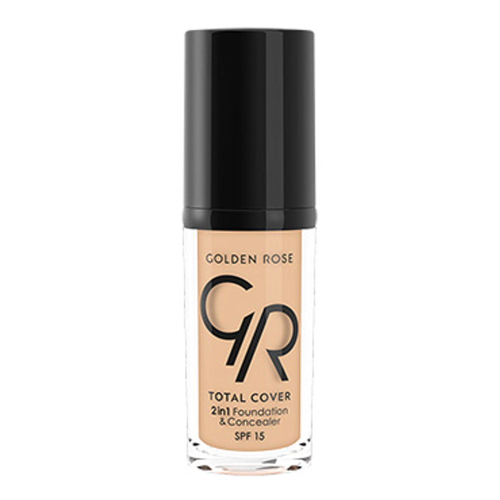 Крем-консилер тональный для лица GR Total Cover 2in1 Foundation &amp; Concealer