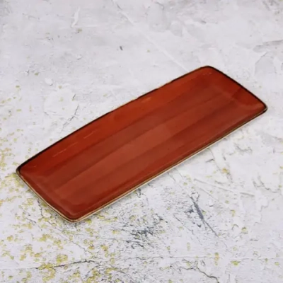 Блюдо керамическое «Corsica orange» 31*12*2см